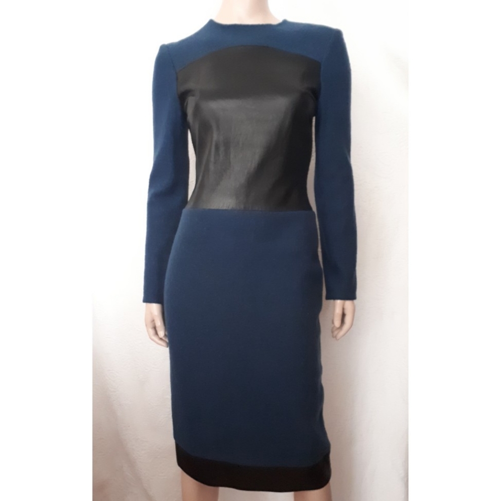 Douglas Hannant | Wool and Leather Dress